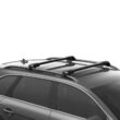 Bare transversale Thule Edge Raised Rail Wingbar Edge Black pentru FORD Ranger 4 usi Double Cab, model 2023 - prezent, Sistem cu prindere pe bare longitudinale